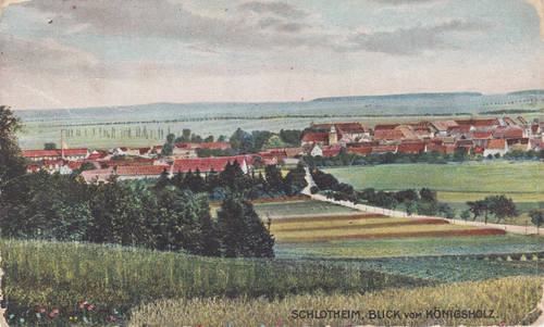 Linker Teil einer Panoramakarte - nächstes Bild zeigt den rechten Teil; 1906