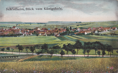RechterTeil einer Panoramakarte - vorheriges Bild zeigt den linken Teil; 1906