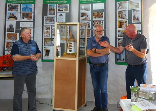 Jürgen Range baute ein originalgetreues, funktionstüchtiges Model unserer Mühle