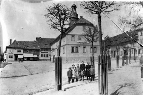 Image: Markt-klein Rathaus vor 1895